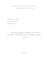 Održivosti i buduće perspektive razvoja ruralnog turizma Požeško-slavonske županije