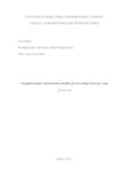 Organizacijsko ekonomska analiza proizvodnje šećerne repe