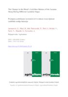 THE CHANGES IN THE BLOOD’S ACID-BASE BALANCE OF THE LACAUNE SHEEP DURING DIFFERENT LACTATION STAGES