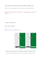 SOIL RESISTANCE AND BULK DENSITY UNDER DIFFERENT TILLAGE SYSTEM