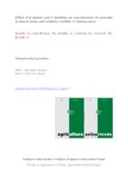 EFFECT OF Β-ALANINE AND L-HISTIDINE ON CONCENTRATION OF CARNOSINE IN MUSCLE TISSUE AND OXIDATIVE STABILITY OF CHICKEN MEAT