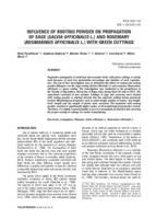 INFLUENCE OF ROOTING POWDER ON PROPAGATION OF SAGE (SALVIA OFFICINALIS L.) AND ROSEMARY (ROSMARINUS OFFICINALIS L.) WITH GREEN CUTTINGS