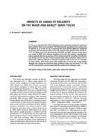 IMPACTS OF LIMING BY DOLOMITE ON THE MAIZE AND BARLEY GRAIN YIELDS