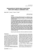 VISUALIZATION OF WINTER WHEAT QUANTITATIVE TRAITS WITH PARALLEL COORDINATE PLOTS