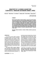 BIOACTIVITY OF 1,8-CINEOLE AGAINST RED FLOUR BEETLE TRIBOLIUM CASTANEUM (HERBST)