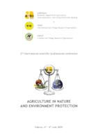 AGRICULTURE IN NATURE AND ENVIRONMENT PROTECTION, 2nd international scientific/professional conference