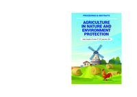 AGRICULTURE IN NATURE AND ENVIRONMENT PROTECTION: Proceedings & abstracts 13th international scientific/professional conference