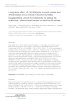 Long term effect of Fertdolomite on soil, maize and wheat status on acid soil of eastern Croatia