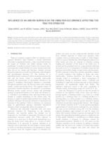 Influence of an uneven surface on the vibration occurrence affecting the tractor operator