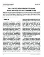 Remote detection of ragweed (ambrosia artemisiifolia l.)