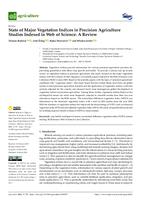 State of Major Vegetation Indices in Precision Agriculture Studies Indexed in Web of Science: A Review