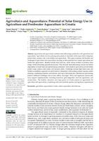 Agrivoltaics and Aquavoltaics: Potential of Solar Energy Use in Agriculture and Freshwater Aquaculture in Croatia