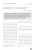 Protective effects of vapour phase corrosion inhibitors tested in laboratory conditions