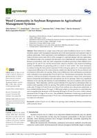 Weed Community in Soybean Responses to Agricultural Management Systems