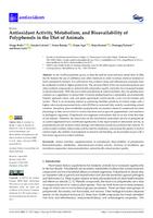 Antioxidant Activity, Metabolism, and Bioavailability of Polyphenols in the Diet of Animals