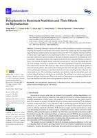 Polyphenols in Ruminant Nutrition and Their Effects on Reproduction