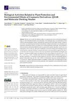 Biological Activities Related to Plant Protection and Environmental Effects of Coumarin Derivatives: QSAR and Molecular Docking Studies