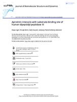 Aprotinin interacts with substrate-binding site of human dipeptidyl peptidase III