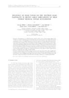 INFLUENCE OF HEAD COVER ON THE NEUTRON DOSE EQUIVALENT IN MONTE CARLO SIMULATIONS OF HIGH ENERGY MEDICAL LINEAR ACCELERATOR