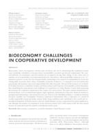 Bioeconomy challenges in cooperative development