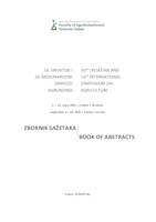 56. hrvatski i 16. međunarodni simpozij agronoma: zbornik sažetaka