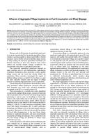 Influence of Aggregated Tillage Implements on Fuel Consumption and Wheel Slippage