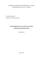 Ekonomski značaj zaštite okoliša u regionalnom razvoju