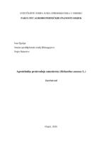 prikaz prve stranice dokumenta Agrotehnika proizvodnje suncokreta (Helianthus annuus L.)