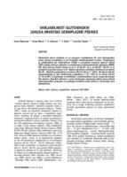 prikaz prve stranice dokumenta VARIJABILNOST GLUTENINSKIH LOKUSA HRVATSKE GERMPLAZME PŠENICE