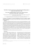 prikaz prve stranice dokumenta The effect of response to heat stress, parity, breed and breeding region on somatic cell count in dairy cattle