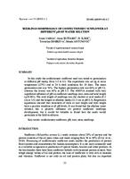 prikaz prve stranice dokumenta SEEDLINGS MORPHOLOGY OF CONFECTIONERY SUNFLOWER AT DIFFERENT pH OF WATER SOLUTION