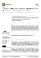 prikaz prve stranice dokumenta Agrivoltaics and Aquavoltaics: Potential of Solar Energy Use in Agriculture and Freshwater Aquaculture in Croatia