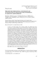 prikaz prve stranice dokumenta PRELIMINARY SEROLOGICAL AND MOLECULAR INVESTIGATION OF SELECTED VIRAL PATHOGENS IN CROATIAN CERVID SPECIES