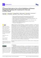 prikaz prve stranice dokumenta Coumarin Derivatives Act as Novel Inhibitors of Human Dipeptidyl Peptidase III: Combined In Vitro and In Silico Study