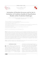 prikaz prve stranice dokumenta Estimation of Random Accuracy and its Use in Validation of Predictive Quality of Classification Models within Predictive Challenges