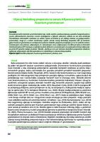prikaz prve stranice dokumenta Utjecaj biološkog preparata na zarazu klijanaca pšenice s Fusarium graminearum