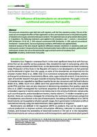 prikaz prve stranice dokumenta The influence of biostimulants on strawberries yield, nutritional and sensory fruit quality