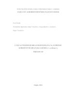 prikaz prve stranice dokumenta Utjecaj pojedinih organskih kiselina na supresiju korijenovih izdanaka lijeske ( C.avellana L.)